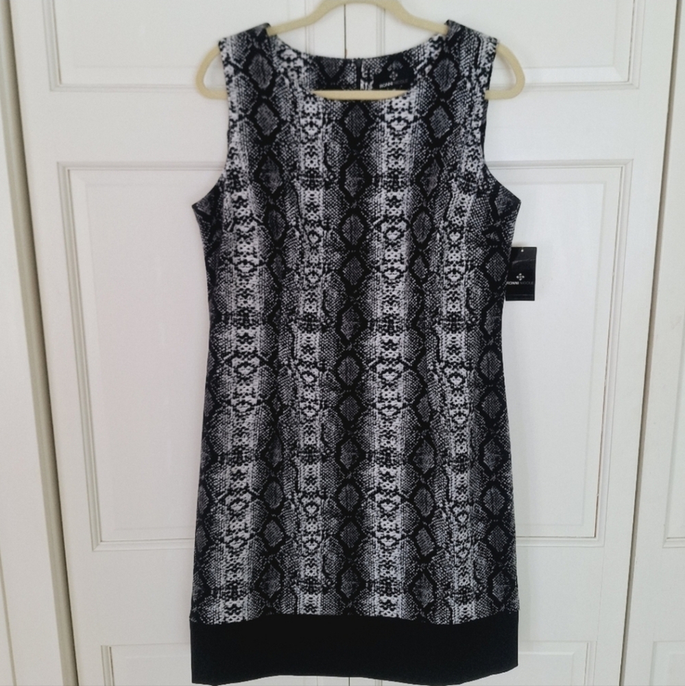 Ronni Nicole snakeprint dress -- NWT